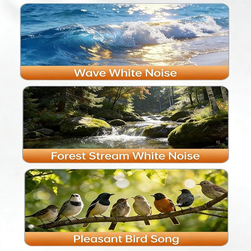 Under Pillow Speaker for Sleeping – Mini Bone Conduction Bluetooth Sleep Aid with Stereo Bass, White Noise, Volume Control, TF Card Support, and Auto-Off Function for Deep Sleep