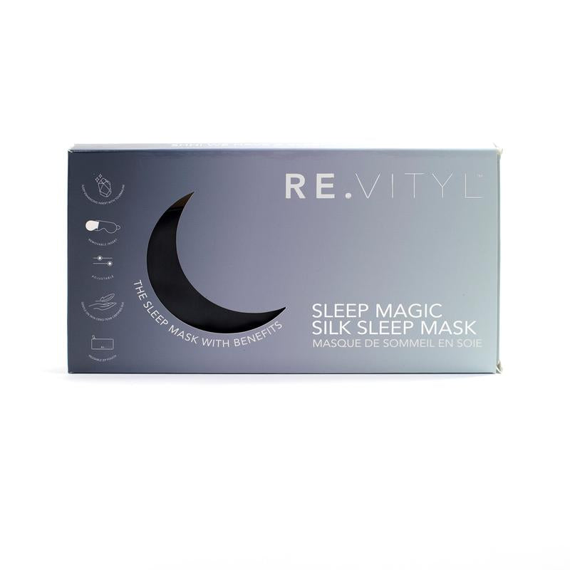 Sleep Magic Silk Mask - Blackout for Deep Sleep Adjustable Double-Sided Sleep Eye