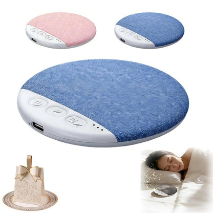 Under Pillow Speaker for Sleeping – Mini Bone Conduction Bluetooth Sleep Aid with Stereo Bass, White Noise, Volume Control, TF Card Support, and Auto-Off Function for Deep Sleep